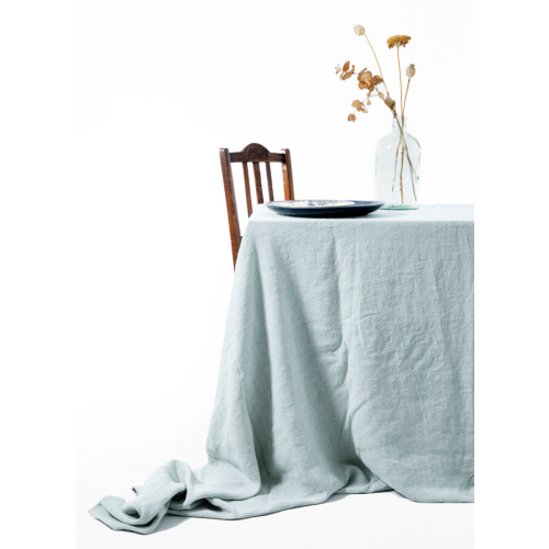 Nappe en lin (Azur, 300x300 cm)