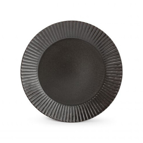 Assiette creuse Aurora noire  ø=24cm
