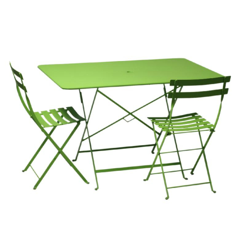 représentation Chaise Bistrot pliante Vert Pomme