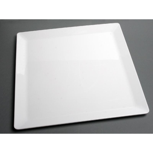 représentation Plat Blanc mélaminé carré 51cm