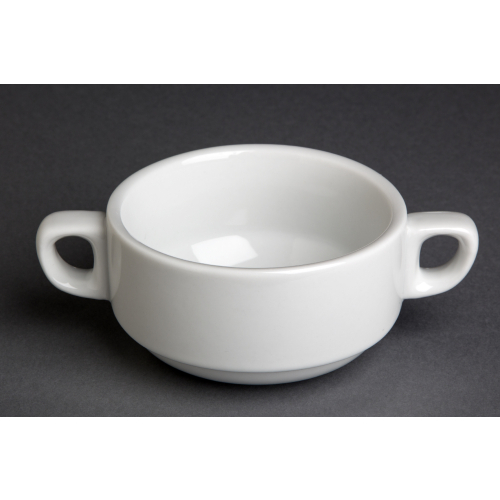 Bol blanc empil. avec anses Cosy Trendy