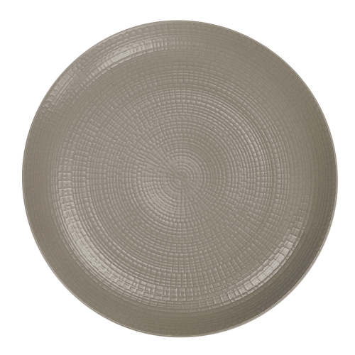 représentation Assiette plate Modulo Terre d'ombre ø=28