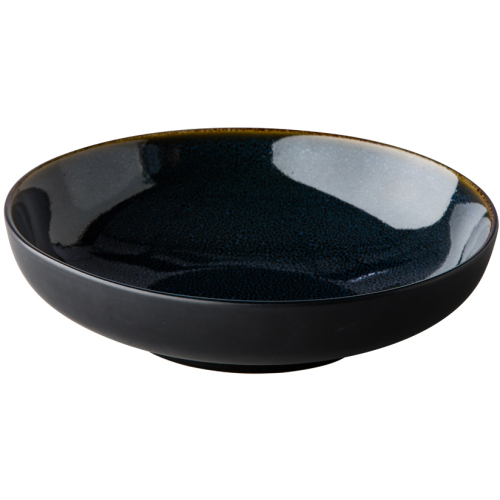 représentation Assiette creuse QA  bleu/noir 23cm