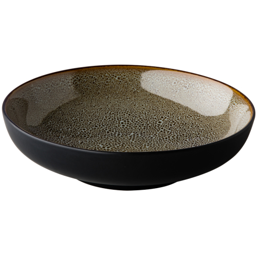 représentation Assiette creuse QA  brun/gris 23cm