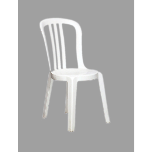 représentation Chaise blanche empilable Miami