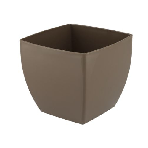 Cache-pot brun 30x30x27(H)cm