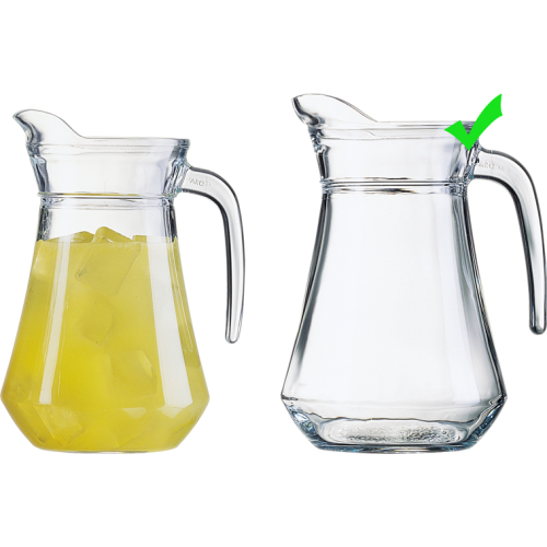 représentation Carafe en verre 1,30 L