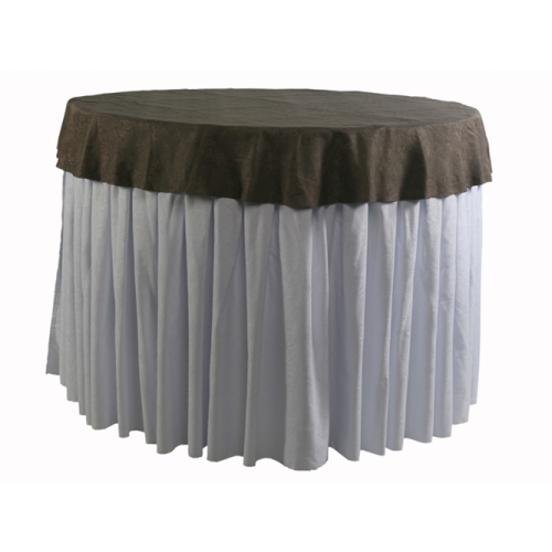 Location Jupe de table Blanc rehaussee 5 80x1 10m Banquets Locations