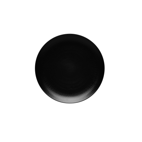 représentation Assiette plate Modulo Noire ø=28cm