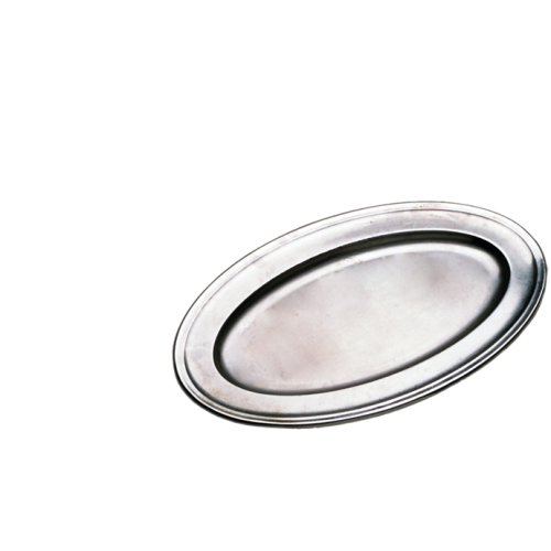 Plat ovale en inox L=50cm