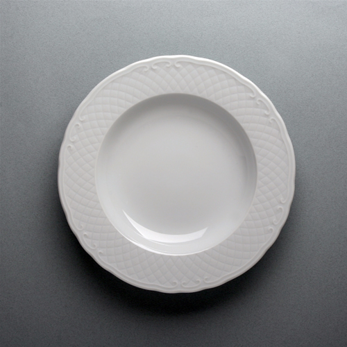 représentation Assiette creuse Reine Blanc 23,5 cm