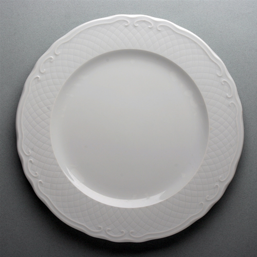 Assiette de fond Reine Blanc 30cm