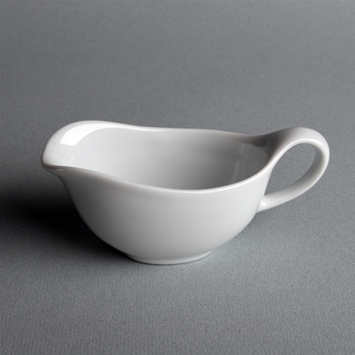 Saucière individuelle en porcelaine 8cl