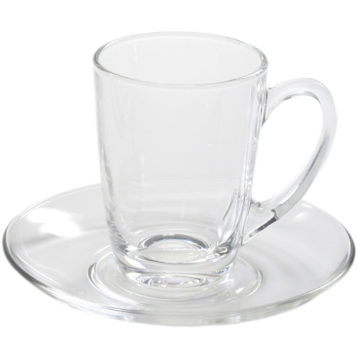 Sous-tasse en verre 11cm